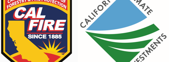 Calfire.California Climate Investment logos